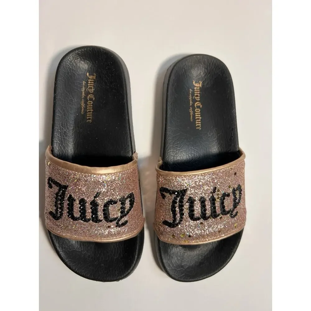 Juicy Couture Hollywood Slides Girls/Kids Size 13